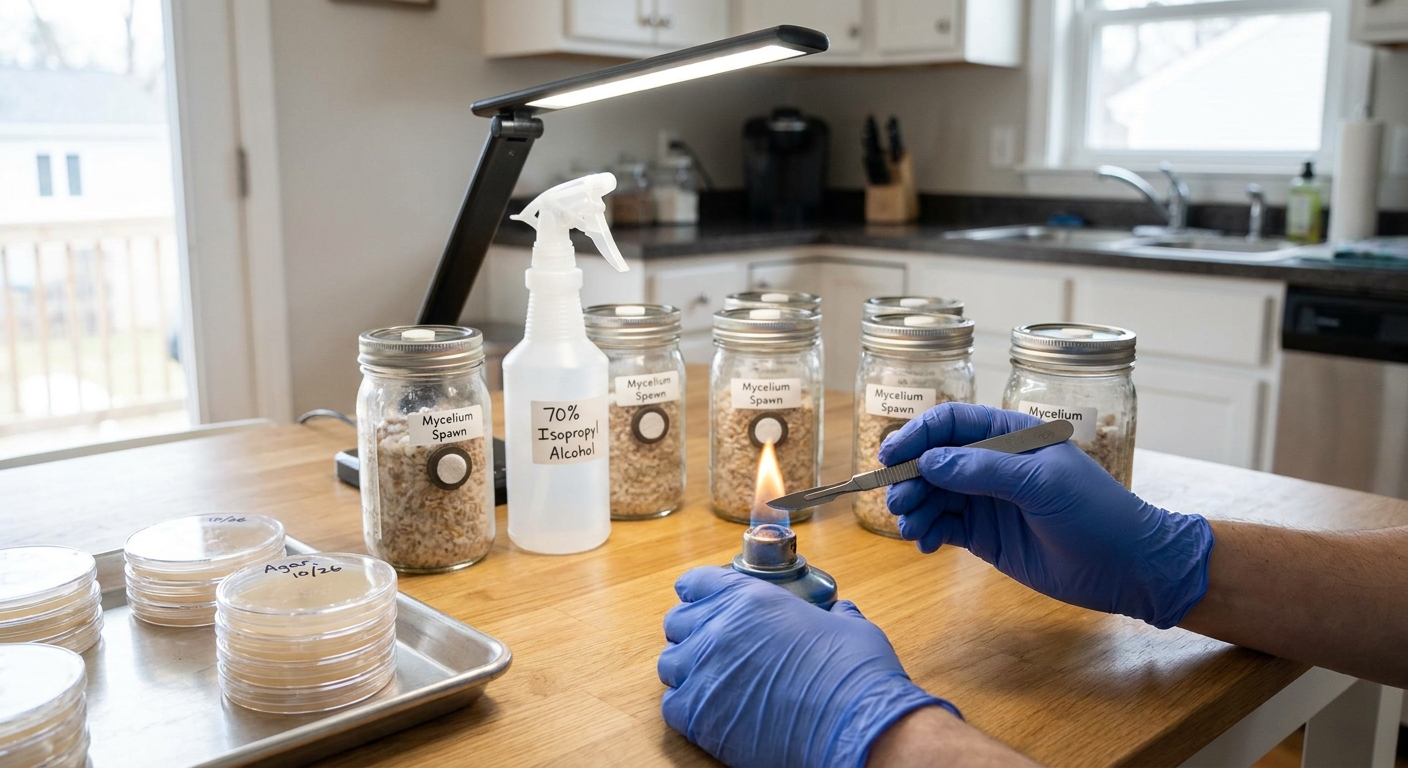 Building a Clean Workflow: Practical Contamination Control for Home Mycology