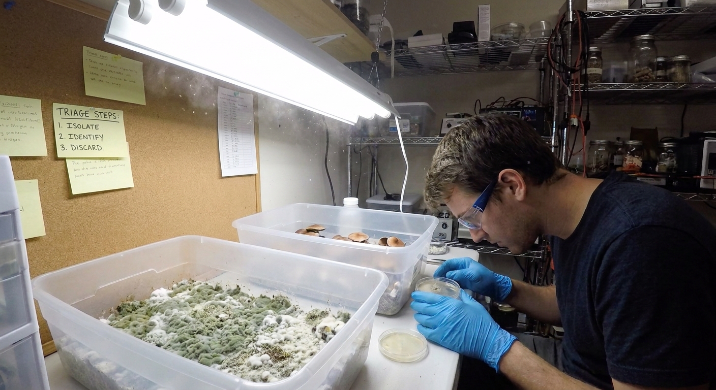From Moldy Tubs to Clean Flushes: A Step‑by‑Step Contamination Triage Playbook for Hobby Mycologists